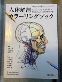 人体解剖カラーリングブック【補訂版】医大生の必携本✨即日〜翌日迄に発送します！のサムネイル