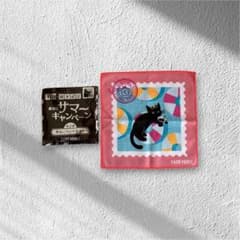 カフェベローチェ 黒ねこハンドタオル サマーキャンペーン第2弾　ピンクのサムネイル