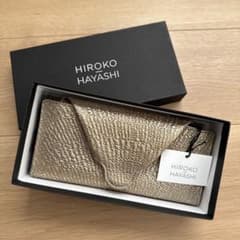 新品・未使用]HIROKO HAYASHI日本製ダマスコ長財布( L)ゴールド - メルカリ
