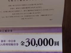 ＶＴＨＤ株主優待 車両購入、レンタカー割引、キーパーラボ20%割引 1冊のサムネイル