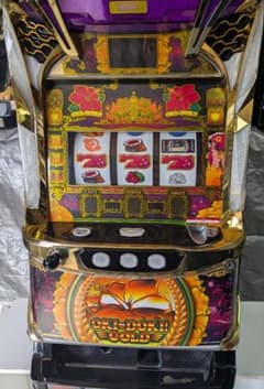送料込 オートプレイ付 沖ドキゴールド 実機 コイン不要機付 GOLD