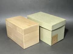 茶道具　茶通箱 茶箱 未使用に近い 指物 木製 紙箱のサムネイル