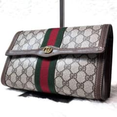 GUCCI オールドグッチ クラッチバッグ シェリーライン GG柄のサムネイル
