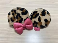ミニーマウス ヒョウ柄 ヘアピンのサムネイル