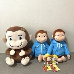 新品》おさるのジョージ＊ぬいぐるみ＊セット - メルカリ