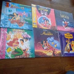 まとめ ディズニー映画コレクション レーザーディスク14枚 レーザーディスクLDソフト「ディズニー まとめ」6枚セット（アラジン他