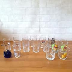 美品♡》グラスコップ16個セットまとめ売り ロックグラス クリスタル