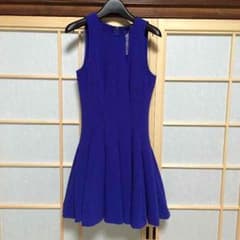 H＆M☆試着のみブルーワンピースのサムネイル