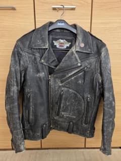 Harley-Davidson レザーライダースジャケット Lのサムネイル