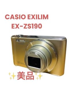 CASIO EXILIM EX-ZS190 コンデジ 動作確認済み - メルカリ