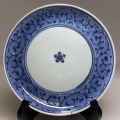 古伊万里　逆蛸唐草 直径約19.5㎝　東Y8-0814☆2F 古伊万里 逆蛸唐草 直径約19.5㎝ 東Y8-0814☆2F - メルカリ