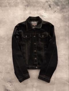 libertad coated denim jacket y2k・archive 00s y2k archive denim jacket 単丈 - メルカリ