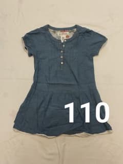 子ども服 110cm H&M ワンピース 女の子 【103】のサムネイル
