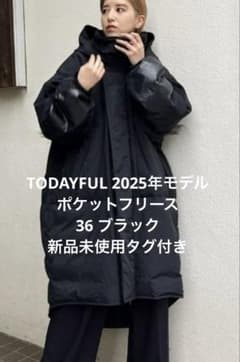 最後値下げ　todayful モンスターダウン 2025モデル 36 ブラック 2025年モデル TODAYFUL モンスターダウンジャケット 36 黒 - メルカリ