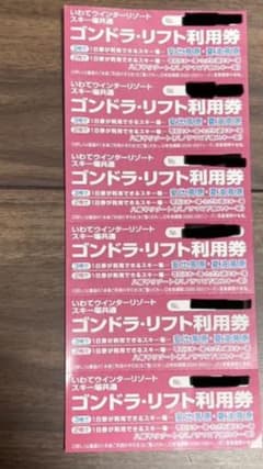 いわてウインターリゾートスキー場共通 ゴンドラ・リフト利用券のサムネイル