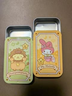 サンリオキャラクターズ ミニ缶ケース ポムポムプリン マイメロディのサムネイル