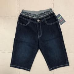 新品 デニムハーフパンツ140cmのサムネイル