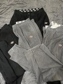 Dickies ワークパンツ 5点セット 黒 2グレー3のサムネイル