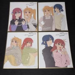 스**님 [신품]보치·자·롯크! Re:Re: 영화 특전 색지 4장 세트