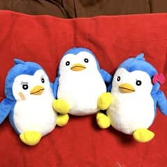 [링 핑 드럼] 펭귄 1호, 2호, 3호 봉제인형 3장 세트