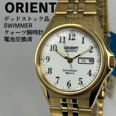 デッドストック品 ORIENT オリエント スイマー クォーツ腕時計 電池交換済 デッドストック品 ORIENT オリエント スイマー クォーツ腕時計 電池
