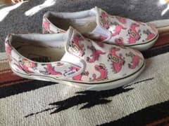 VANS スリッポン ピンク恐竜柄のサムネイル