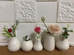 【森様専用ページ】ハンドメイド（作家陶器）一輪挿し5点➕3点のサムネイル