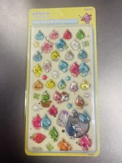 硬いシール　カラフル