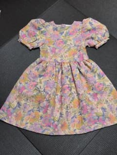 the new society キッズ 花柄 パフスリーブ ワンピース　3y the new society キッズ 花柄 パフスリーブ ワンピース - メルカリ
