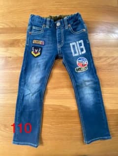 ミキハウス ダブルB デニムパンツ　110のサムネイル