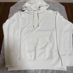 THE NORTH FACE ホワイト フード付きパーカー　M