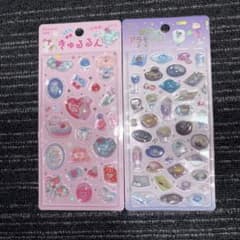 【正規品】きゅるるん　シール 　喫茶アラモード　メルシー　２枚セット　BGM