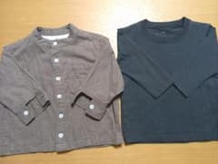 ⭐おこめ様専用⭐無印良品 長袖80センチ 男の子のサムネイル