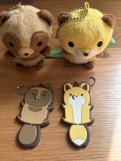 너구리와 여우 세트