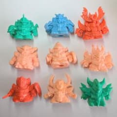 ガシャポン戦士 ガンダム ガン消し 9体セット まとめ売りのサムネイル