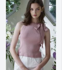 Riu【新品】Halter neck ribbon knit Rちゃんのサムネイル