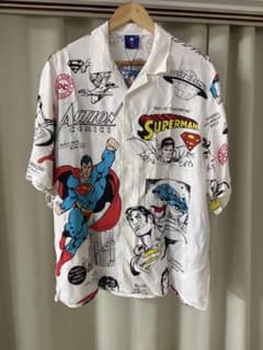 ちょっと面白い・SUPERMAN ・アロハシャツ ・アメリカLサイズのサムネイル