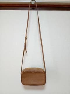 FURLA クロコ型押しショルダーバッグ ベージュのサムネイル