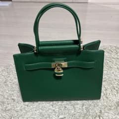 2way ショルダーバッグ グリーン パドロック付きのサムネイル