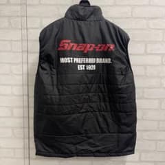 値下げ スナップオン Snap-on サーモライト 中綿 ロゴ ベスト ブラック m84668035386_1.jpg?1761908918