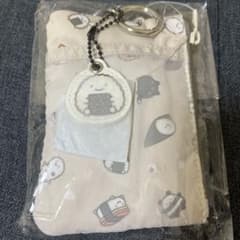 なんでもいきもの　リール付きパスポーチ　のりおにぎりずかん　新品