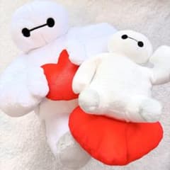 Disney ベイマックス ぬいぐるみ マスコットハートVer. 2点 セット