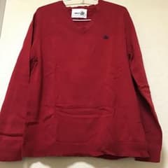 COMME CA ONIGIRIニット　セーター赤Lのサムネイル