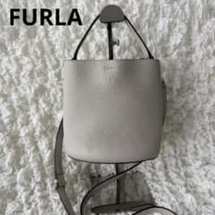 FURLA ダナエ 2way ショルダー バッグ 革 現行ロゴのサムネイル