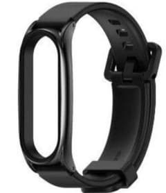 Xiaomi Mi Band 3/4/5/6用 スマートバンド替えベルトブラックのサムネイル