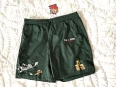 ちょっと変わった・TOM AND JERRY・ハーフパンツ・グリーン・XLのサムネイル