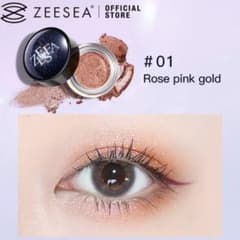 ZEESEA クリームアイシャドウ  01 ローズピンクゴールドのサムネイル