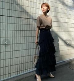 Ameri VINTAGE  FRILLY LACE TIERED スカートのサムネイル
