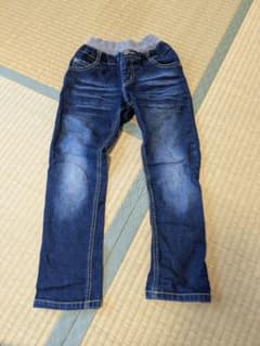 デニムブルー 長ズボン 120のサムネイル