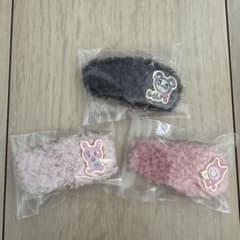 エニマイくじ エンジェルブルー　ボアヘアクリップ 3個セットのサムネイル